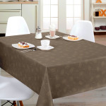 Tafelzeil schermbloem molton taupe