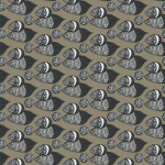 Tafelkleed Indonesian folk natural-black