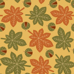 Tafelkleed Autumn chestnut