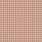Tafelkleed Grid black - earthy pink