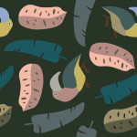 Tafelkleed Toucan green