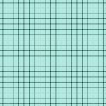 Tafelkleed Grid black -fifties green
