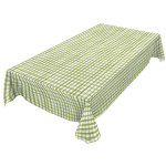 Tafelzeil ruit olijfgroen aquarel