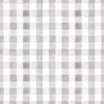 Tafelkleed ruitje aquarel grijs