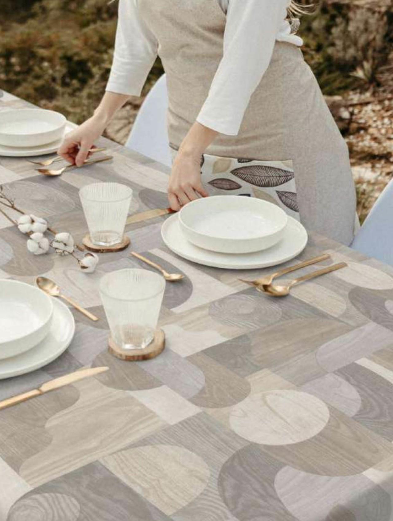 Tafelkleed Urban Oak