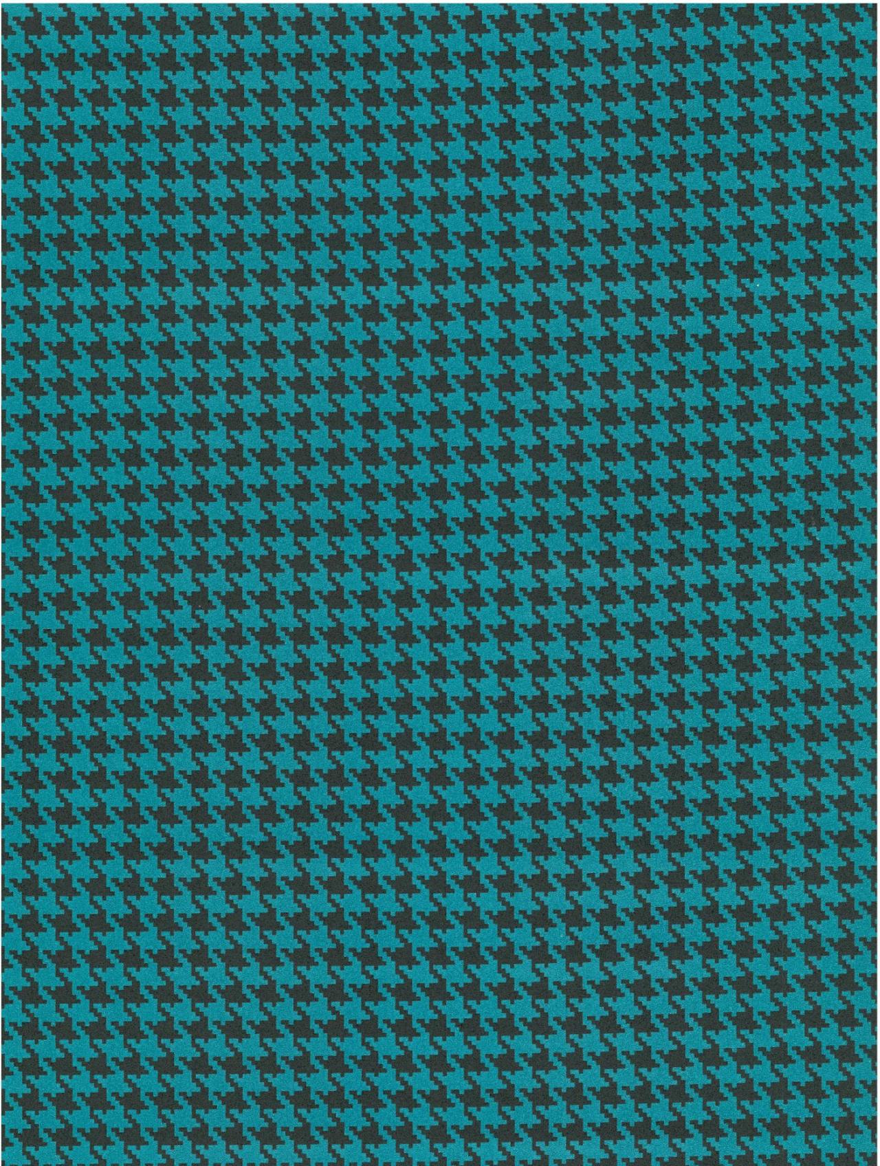 Plakfolie pied de poule aqua