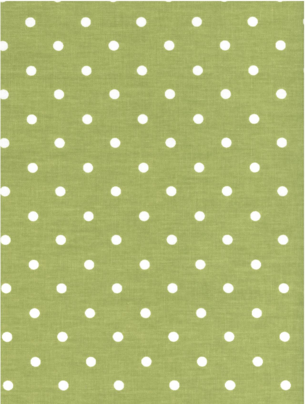 Polka dot PVC zachtgroen