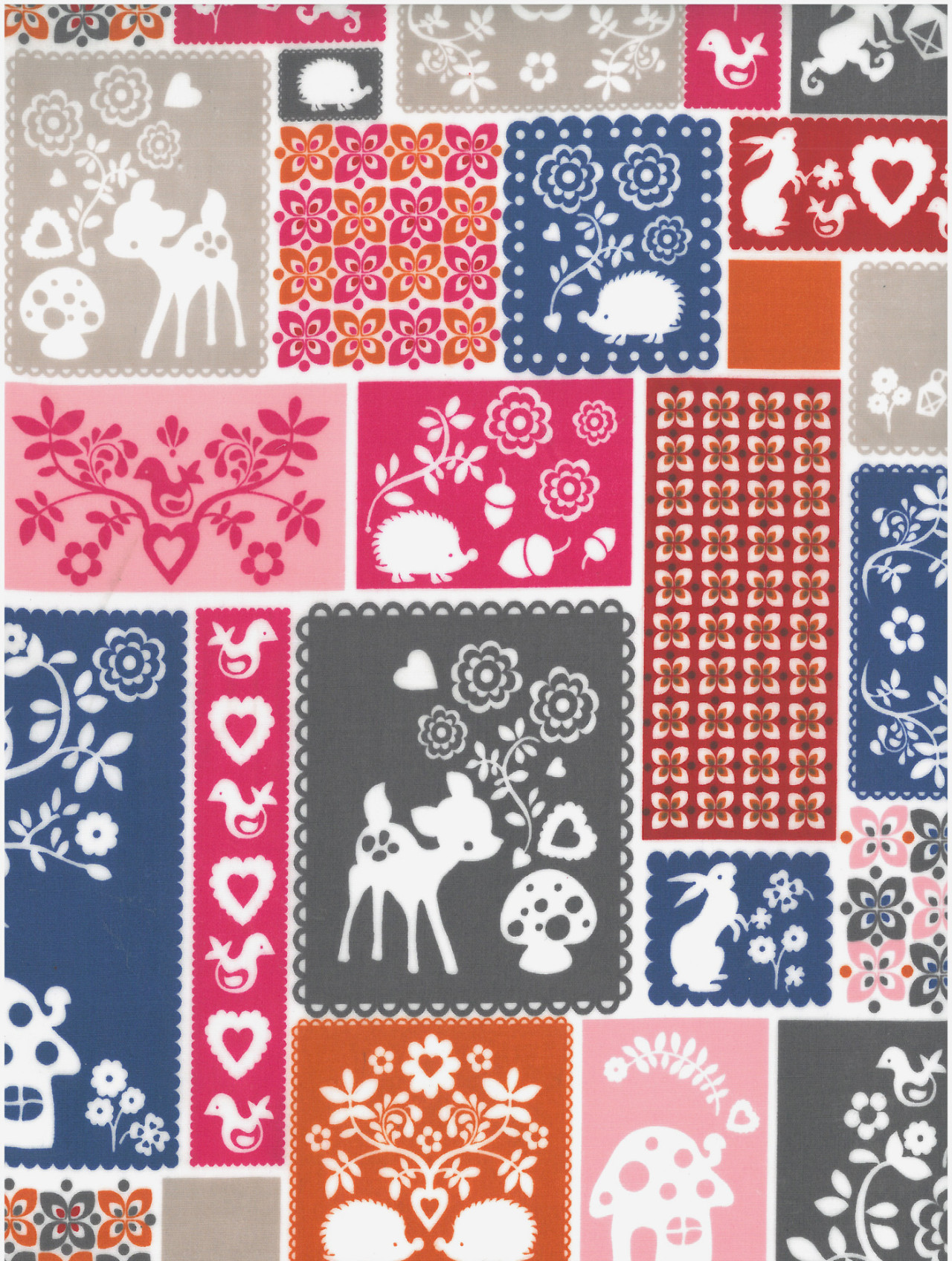Patchwork bambi pvc