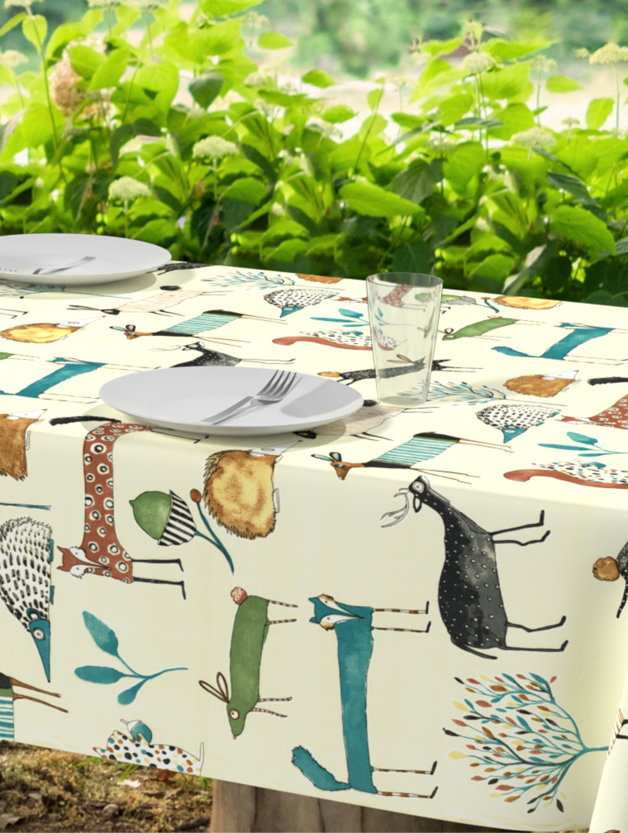 Deer pvc forest mat