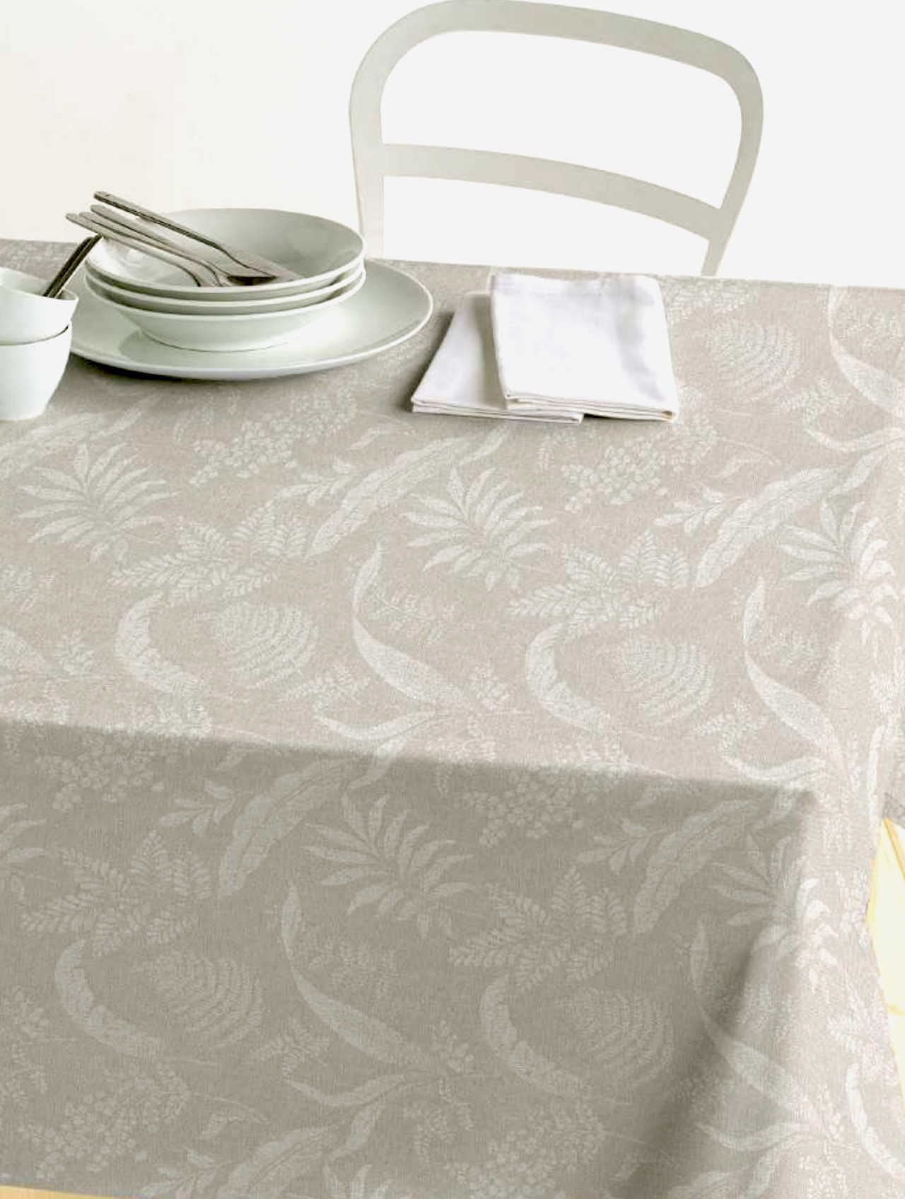 Tafelkleed Jacquard Remi beige