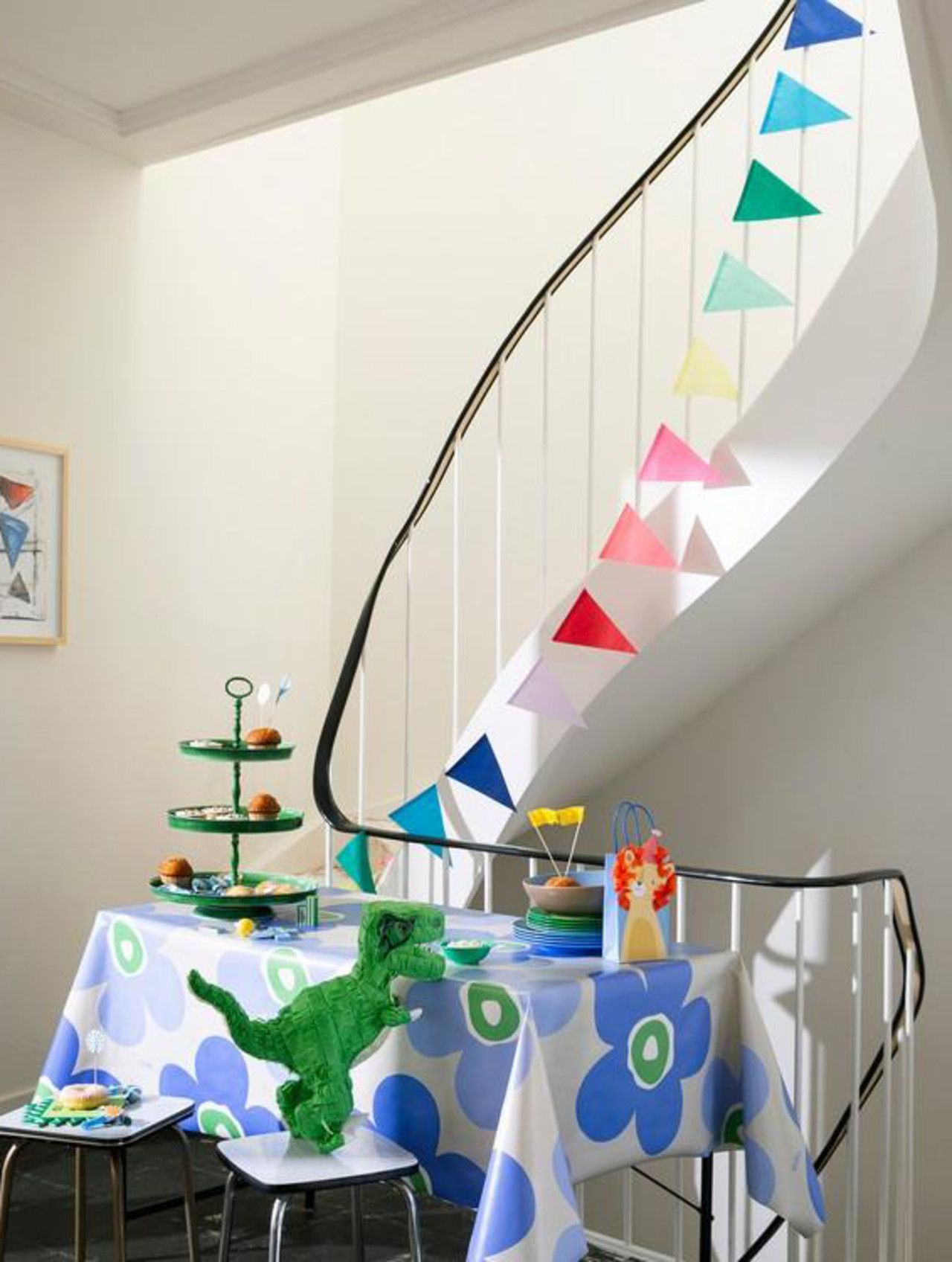 Tafelzeil Lola big flower nautic