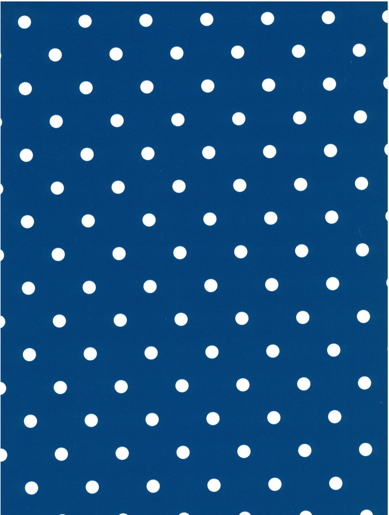 Plakfolie dots kobaltblauw 1 cm