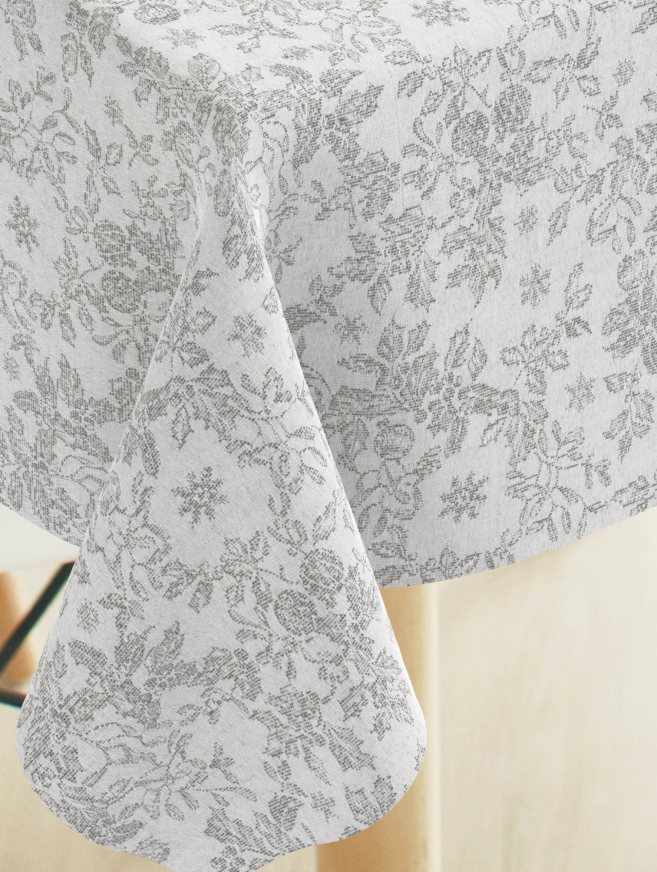 Tafelkleed Holly zilver 280