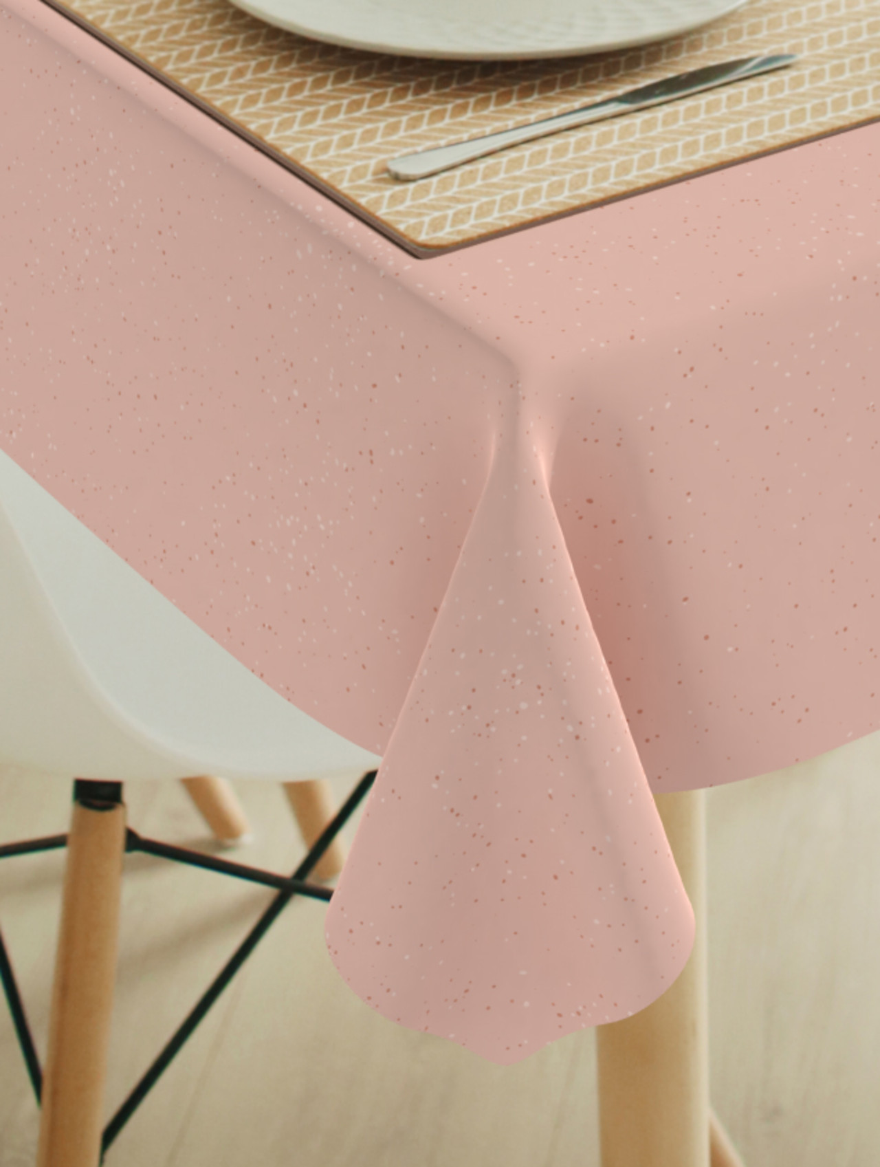 Tafelkleed Confetti baby pink