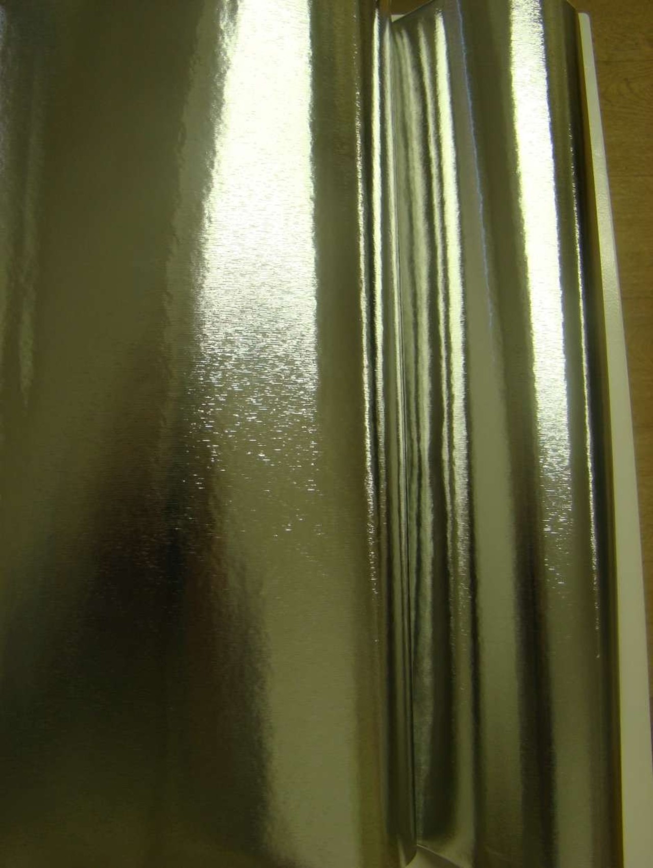 Plakfolie geborsteld RVS