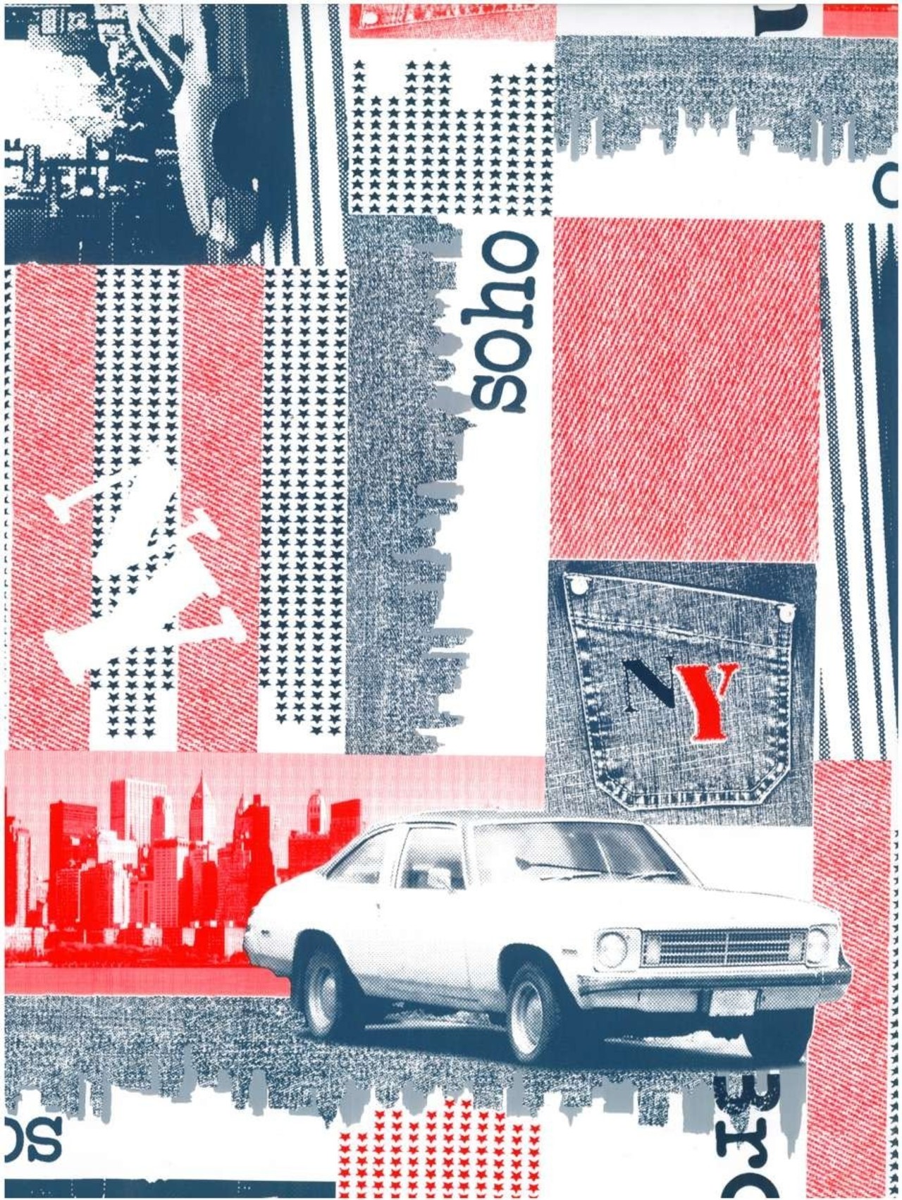 Plakfolie Broadway 45 cm