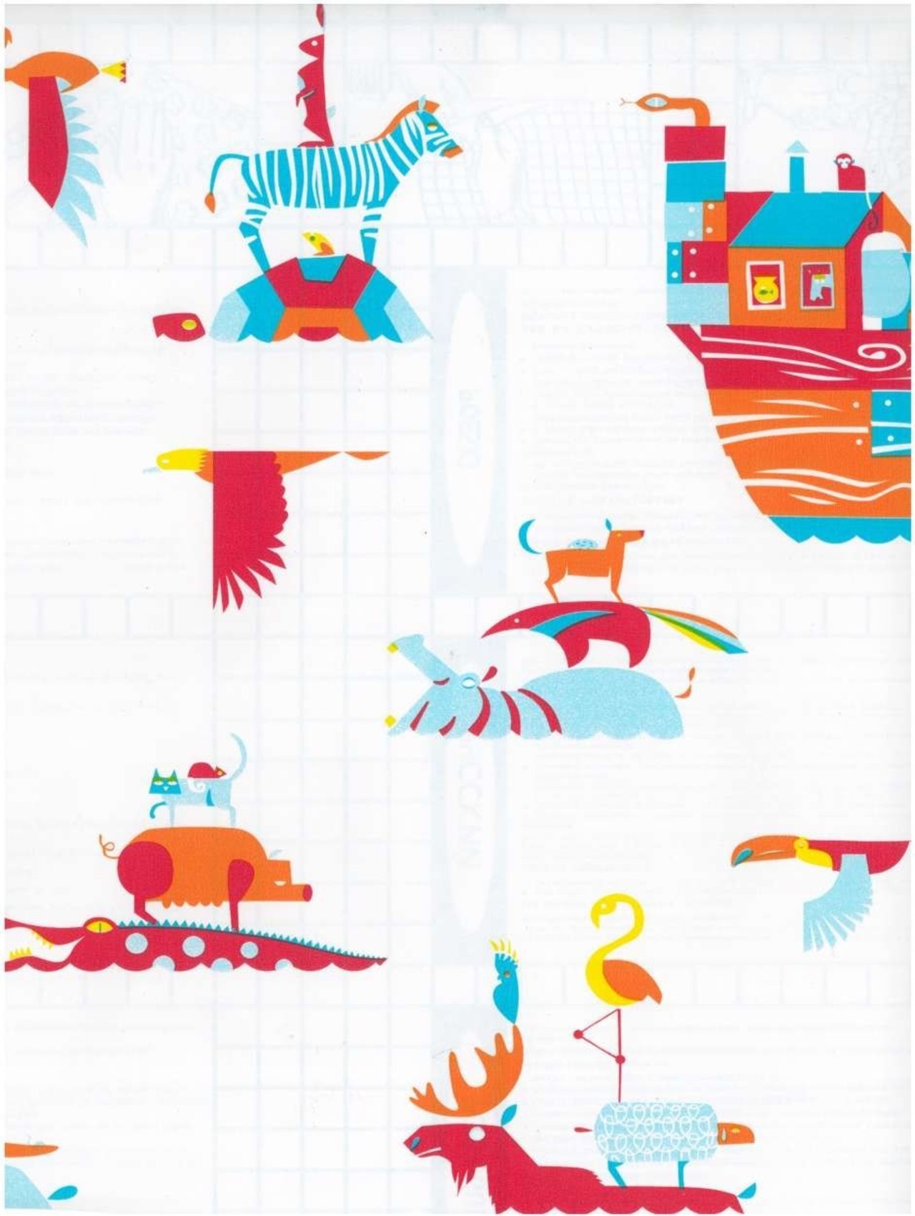 Plakfolie Noah's arc