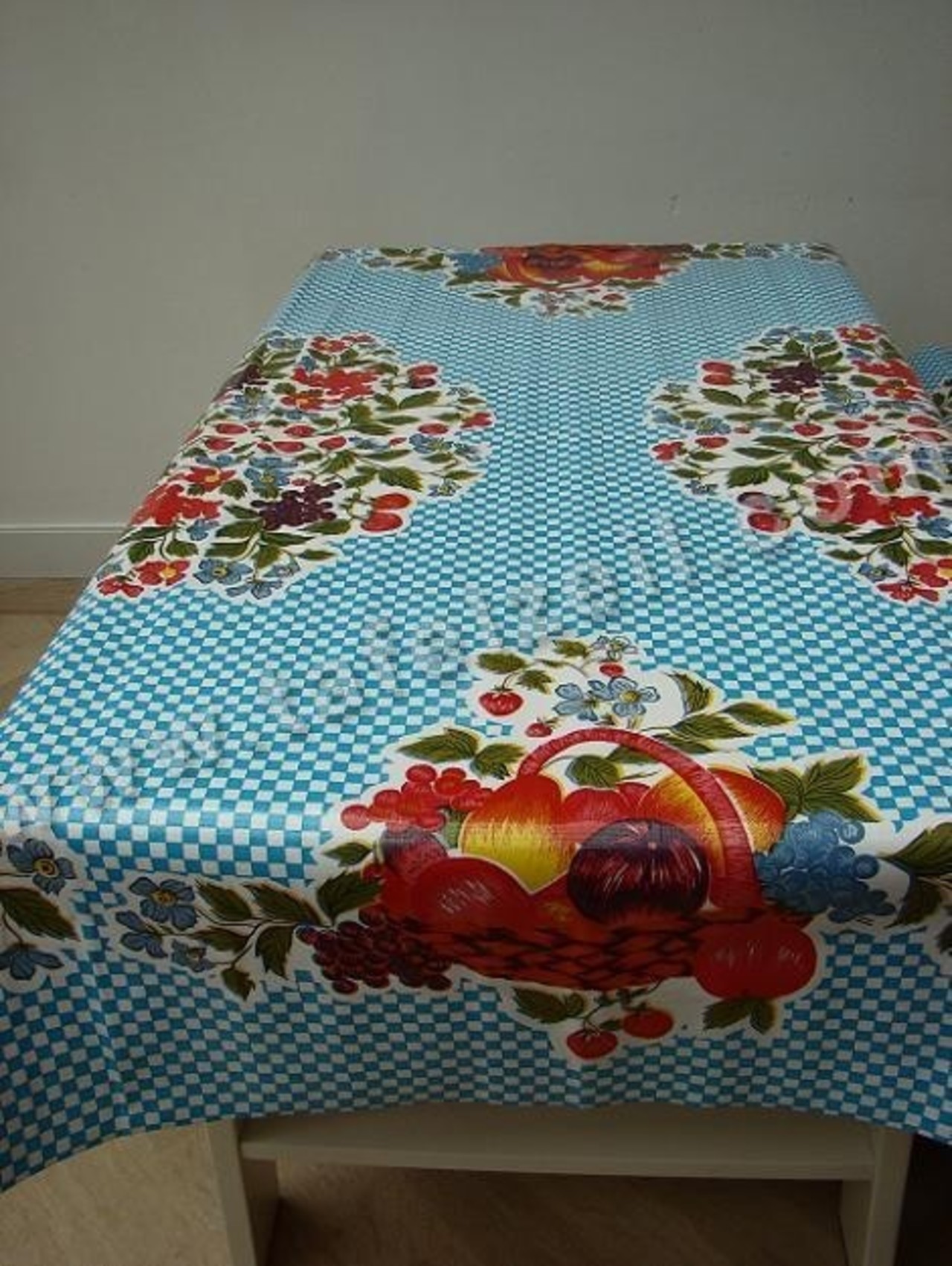 Fruitpicknick aquablauw