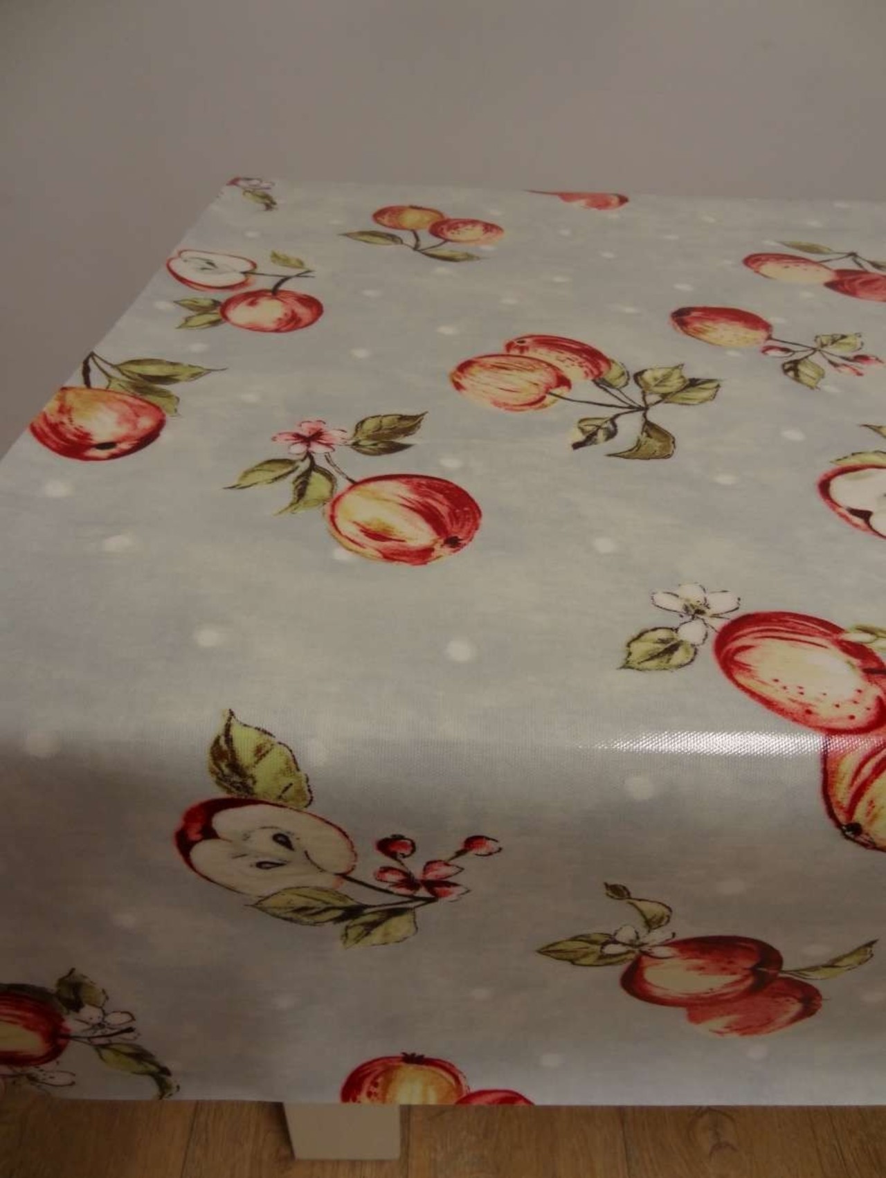 Apple blossom pvc linen