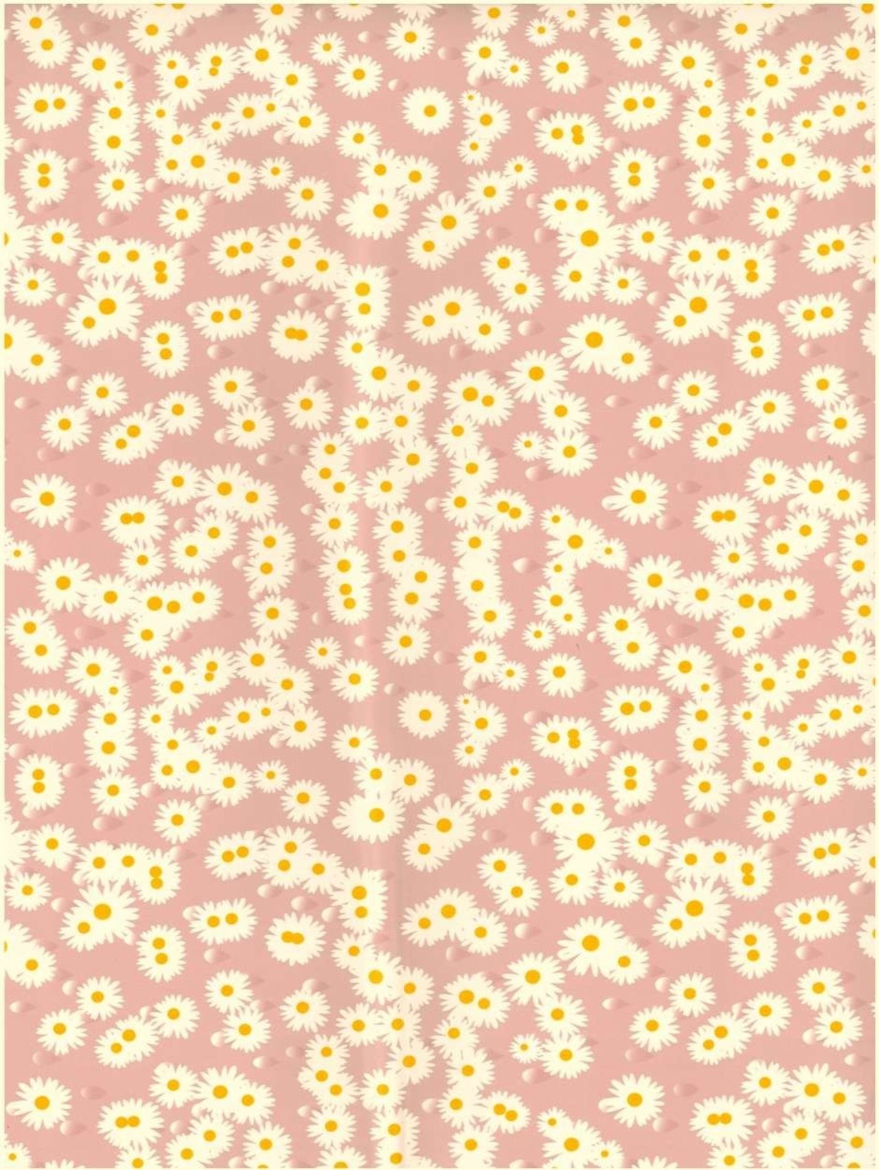 Plakfolie madeliefje oudroze