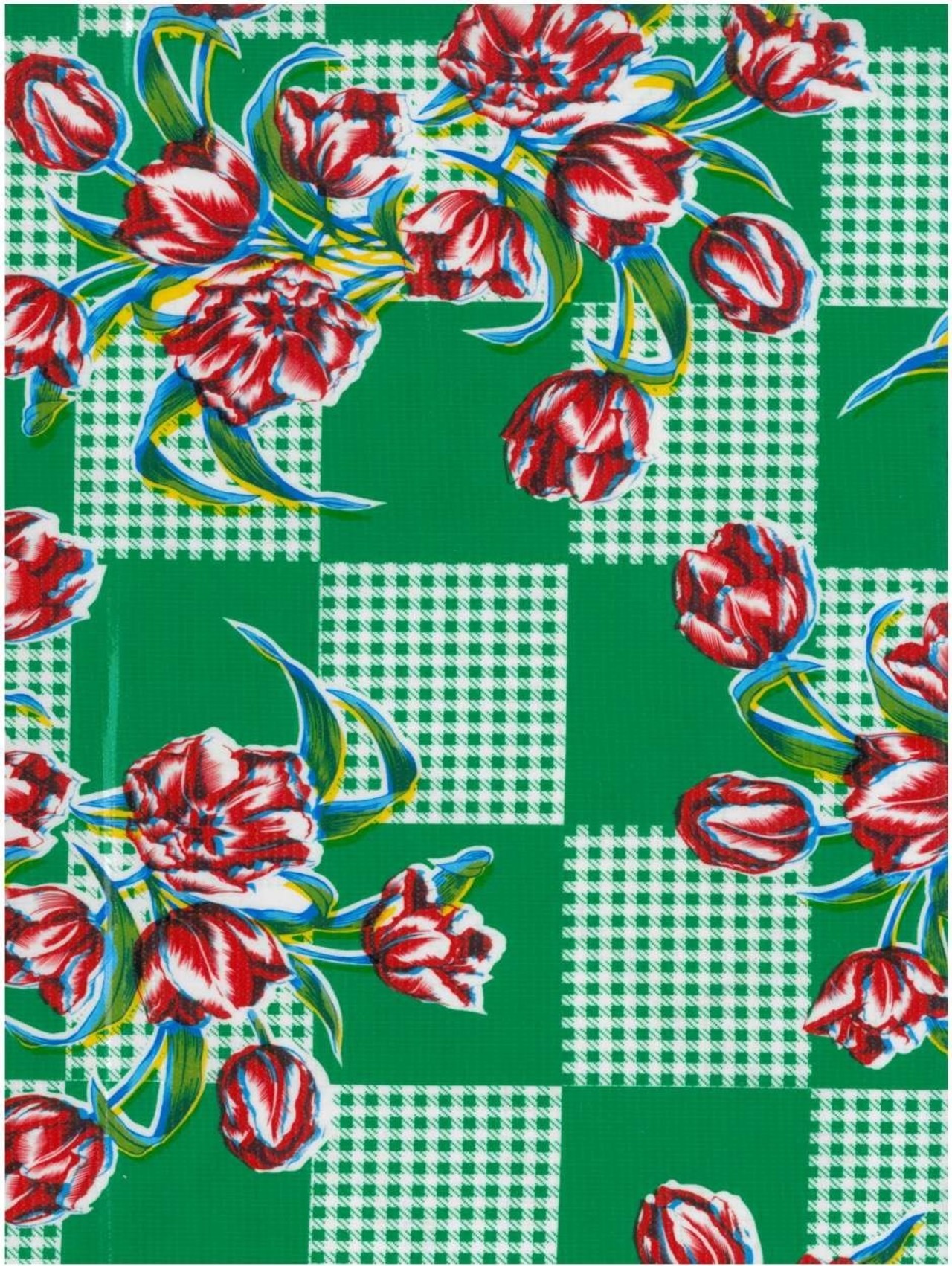 Tulp op ruit middengroen mex