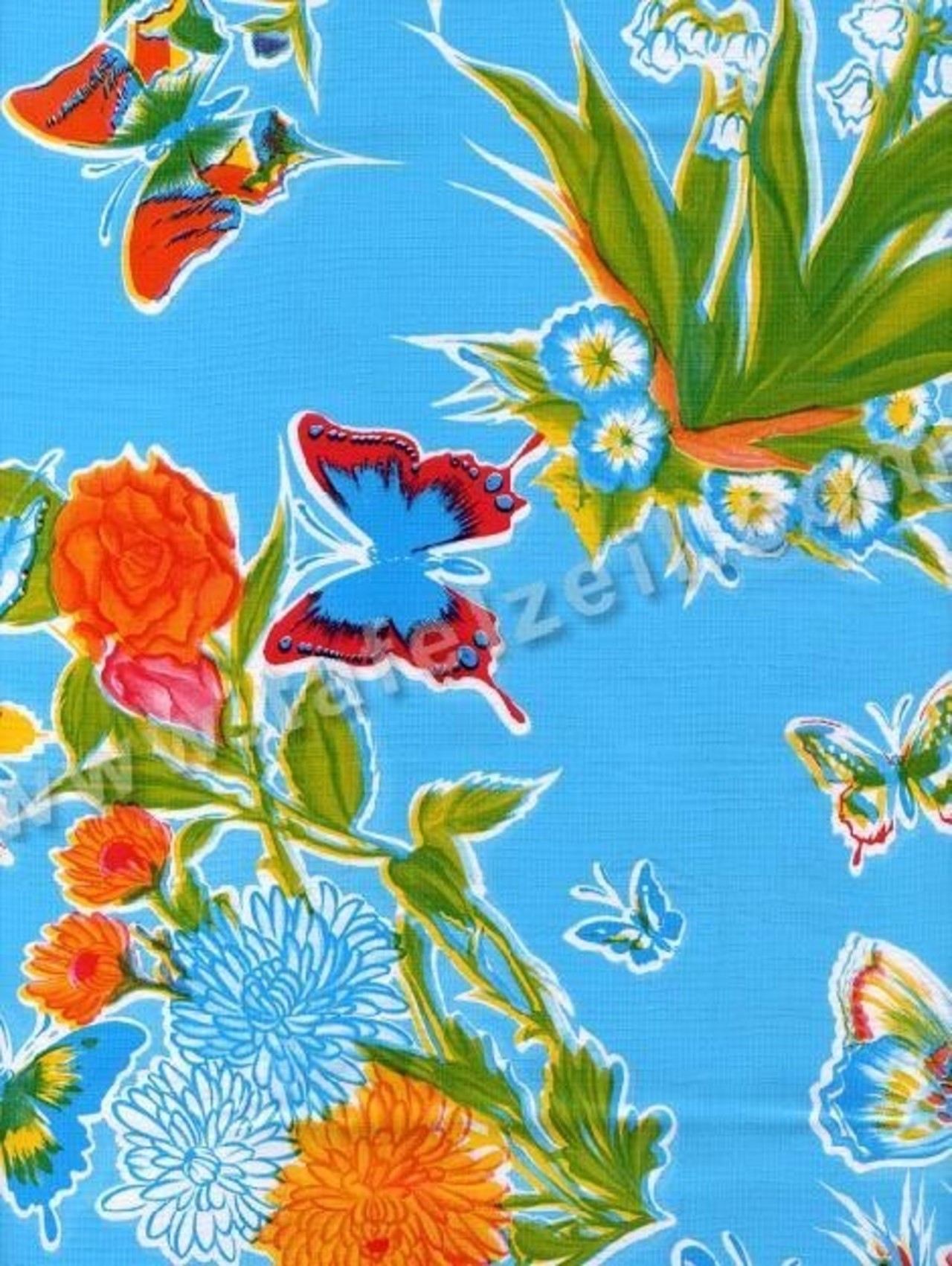 Vlindertuin aquablauw