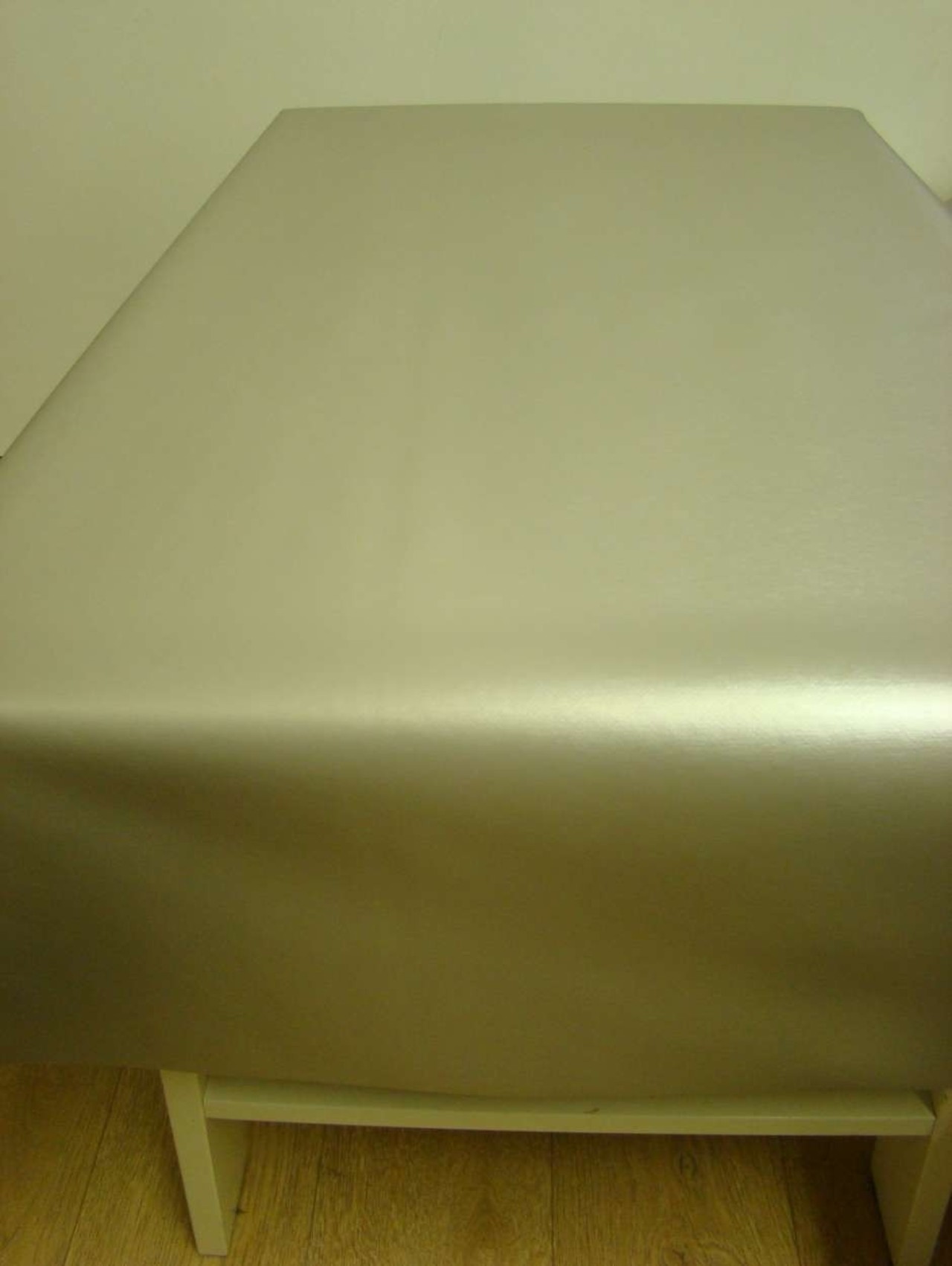 Tafelzeil geborsteld zilver