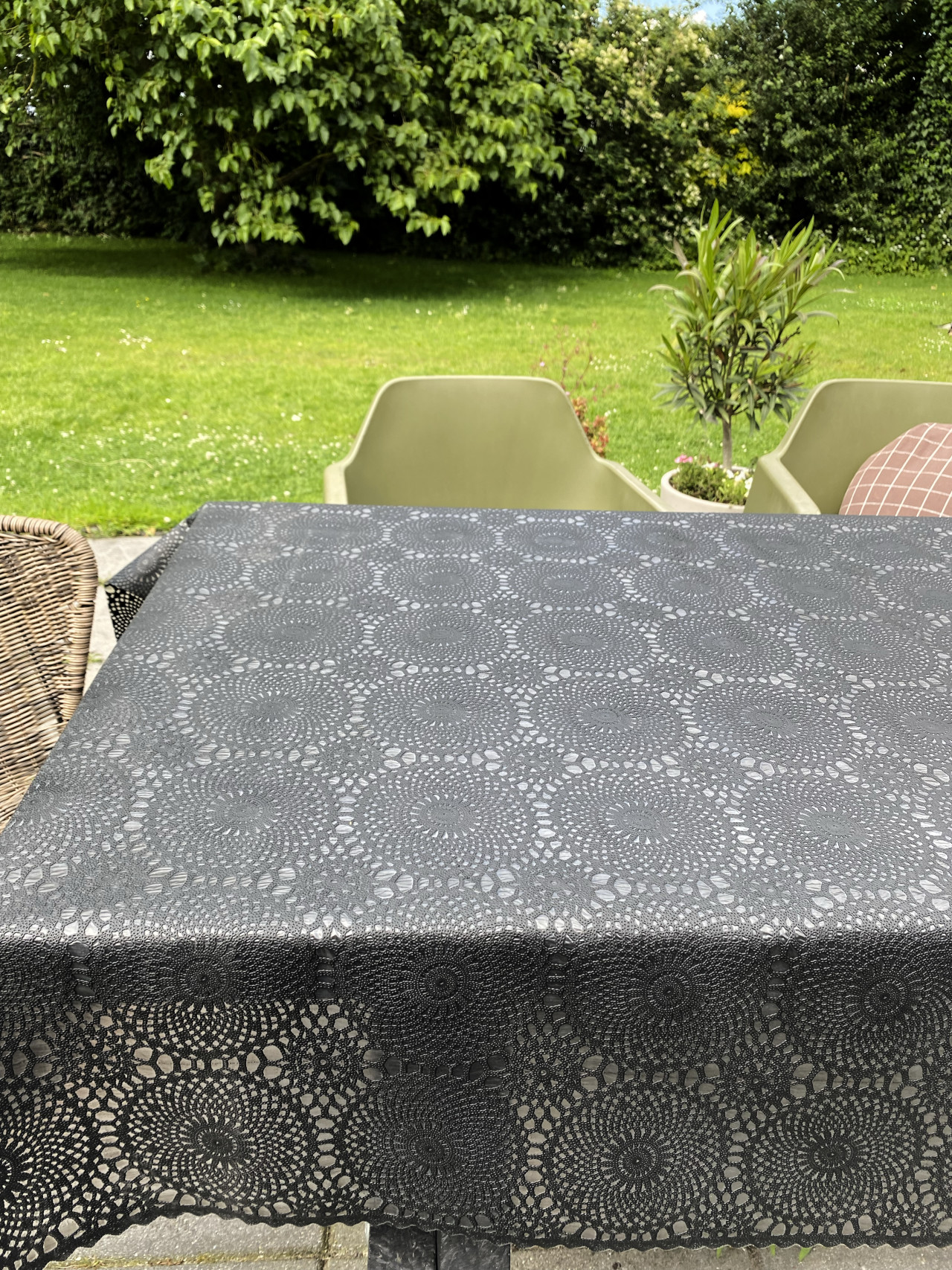 Kant retrocirkel zwart waterdicht 