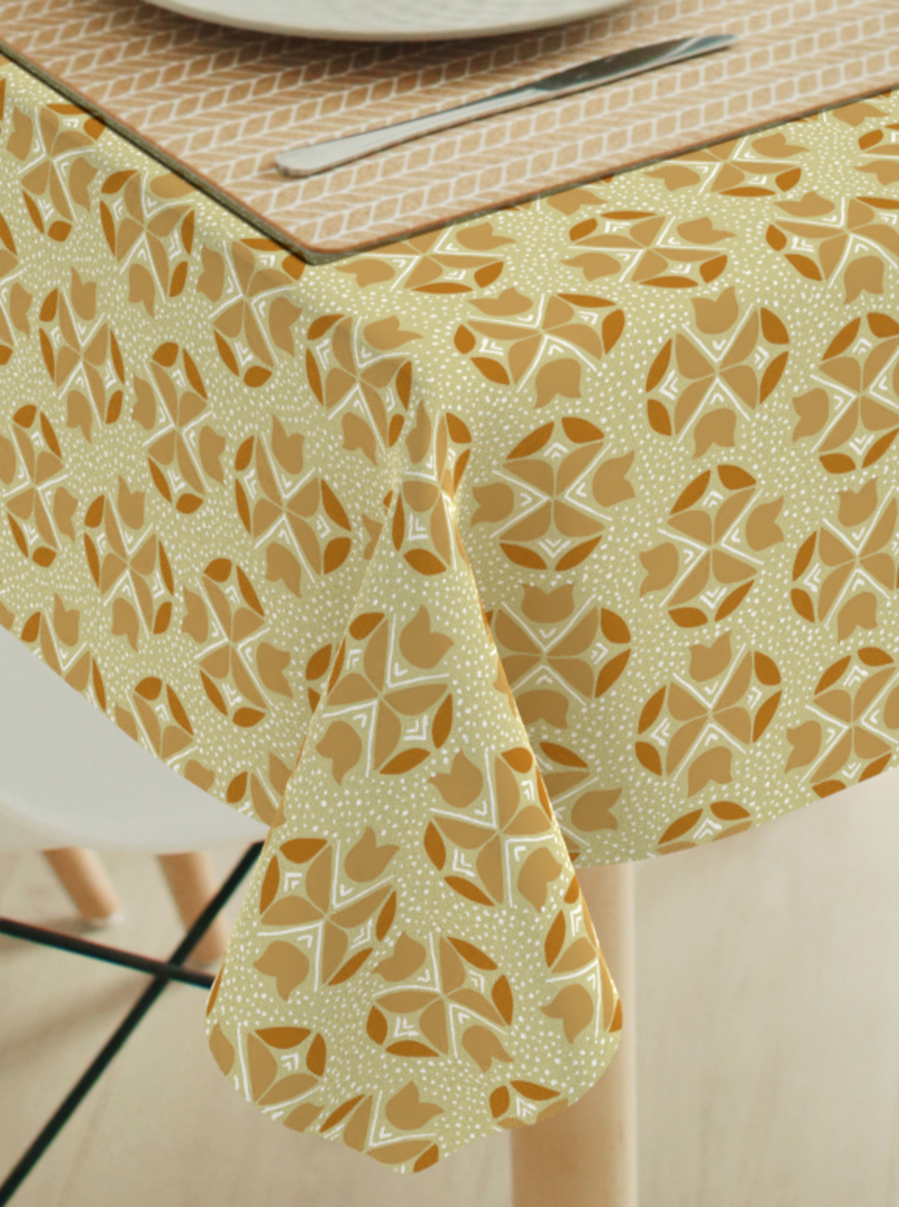 Afro tafelkleed Zuri beige