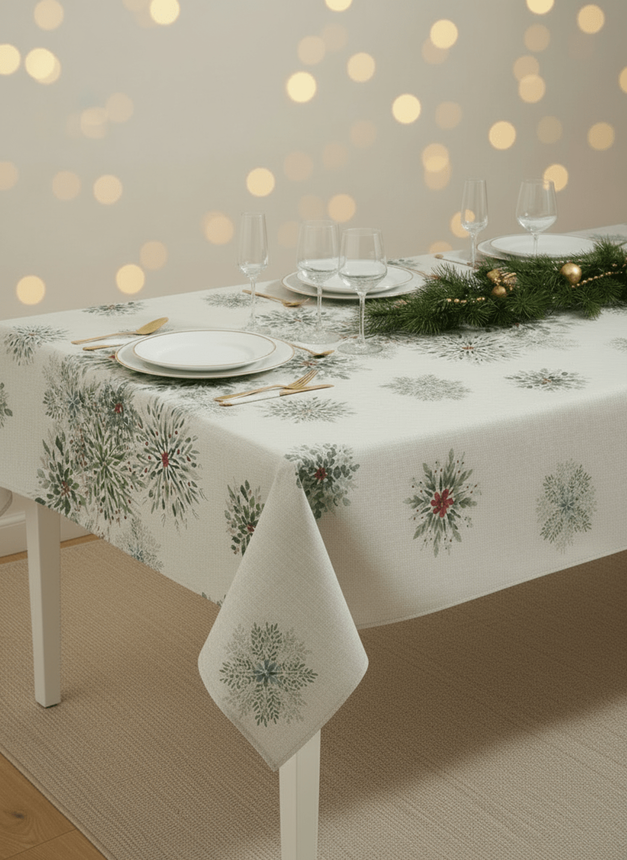 Tafelkleed Snowflakes