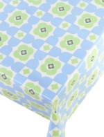 Tafelzeil retro floral blue