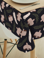 Tafelkleed Birdy black