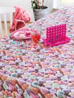 Tafelzeil zoete hartjes