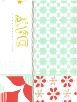 Patchwork 'when you smile' red