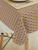 Tafelkleed Indonesian folk ocher-violet