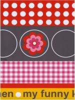 My funny kitchen paars/rood/geel 