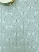 Tafelzeil blad mosgroen molton