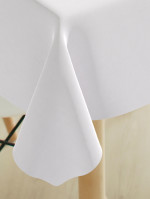 Lino Lizzy white 310, gecoate stof