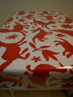 Tafelzeil animales bordado