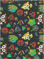 Fox forest green pvc