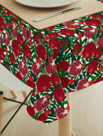 Tafelkleed Pomegranate red-green