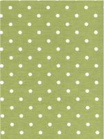 Polka dot PVC zachtgroen