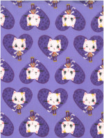 Kitty lila pvc