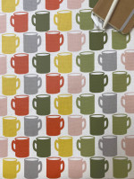 Mug of tea pvc coral