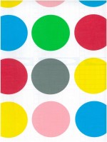 Plakfolie dots multicolour