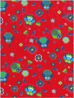 Uiltje rood-blauw pvc