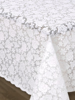 Kant roosje wit all-over