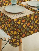 Tafelkleed Autumn oak brown