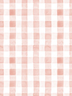 Tafelkleed ruitje aquarel roze