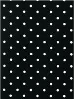 Polka dot PVC zwart